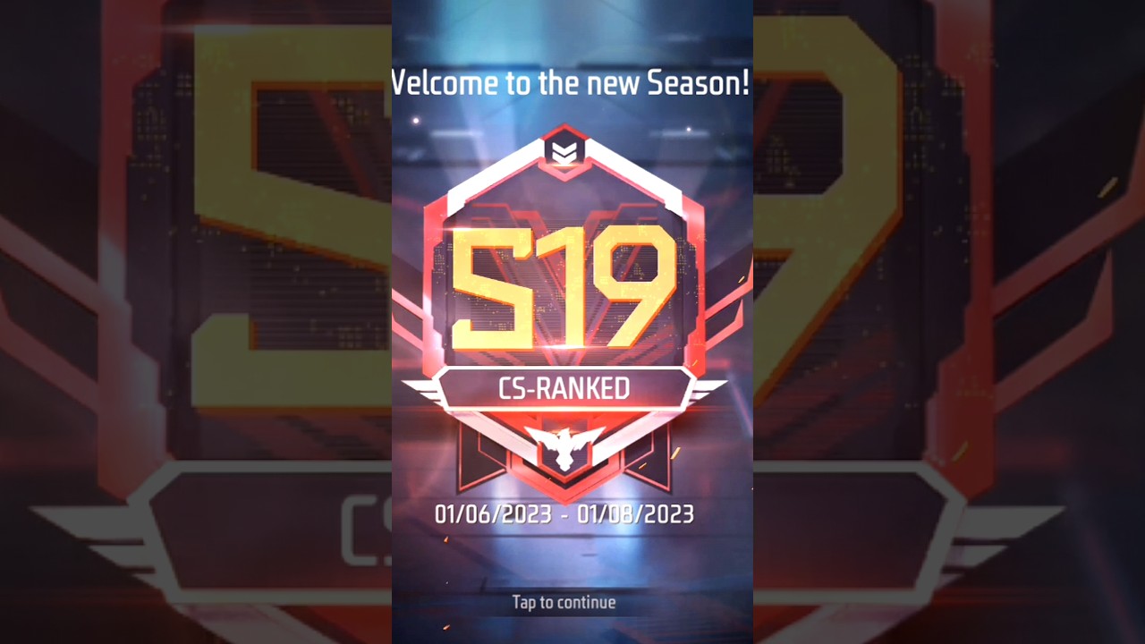 Free Fire CS New ranked || ranked season 19 ||