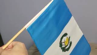 Guatemala Flag 🇬🇹 12x18 Stick Unboxing Review Guatemala Flag Review