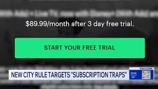 NYC targets subscription traps
