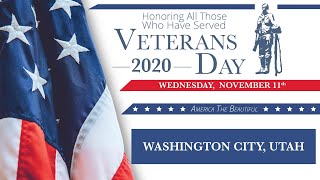 (2020) Washington Utah Veterans Day Program