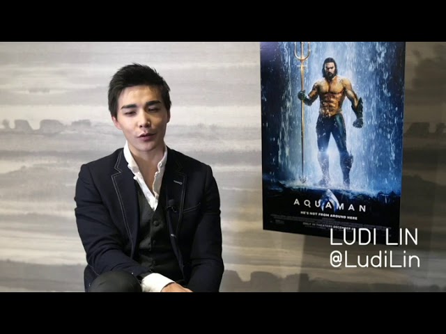 Ludi Lin Aquaman Movie Interviw Youtube