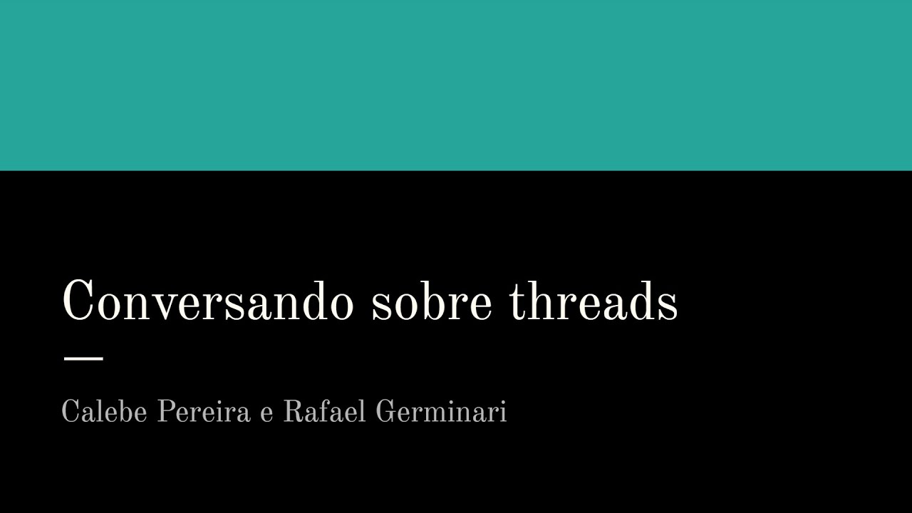 Programação em Lua com threads - YouTube