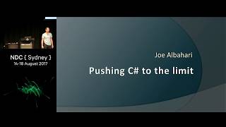 Pushing C# to the limit - Joe Albahari screenshot 4