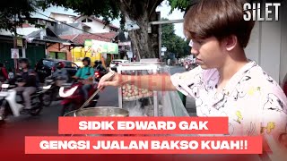 SIDIK EDWARD! Diserbu Emak-emak & ABG Saat Jualan Cilok Kuah Kaki Lima! | SILET