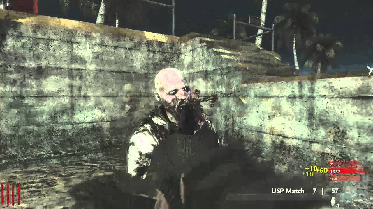 Pistol Zombies! - World at War Custom Zombie Map Defense Gameplay (Part 1)