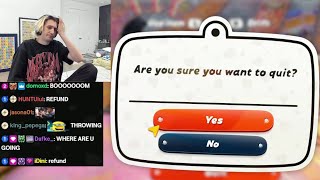 Xqc Rage Quits Mario Kart World For The First Time