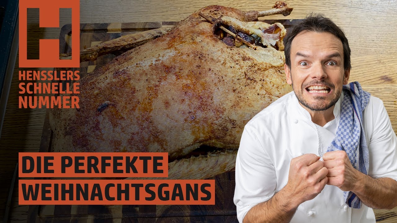 Weihnachtsgans \u0026 Füllung ohne Stress zubereiten \u0026 tranchieren! Rezept