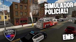 SIMULADOR POLICÍA, BOMBERO, MÉDICO! - Flashing Lights - Gameplay Español screenshot 1