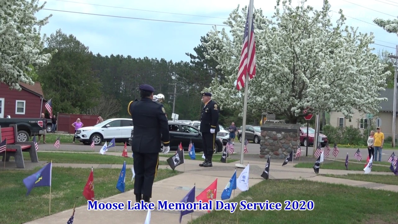 Moose Lake Memorial Day Service 2020 YouTube
