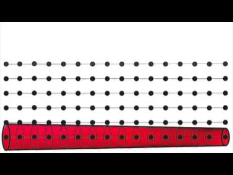 Numerical Simulation of an artery with compliance characteristics.