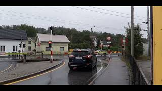 Skjeberg Planovergang - 11.9.2021 Skjeberg Railroad Crossing Part 1