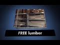 Free lumber for your wood shop