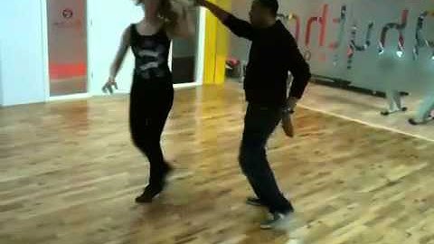 Zouk advanced, complex turns, by students