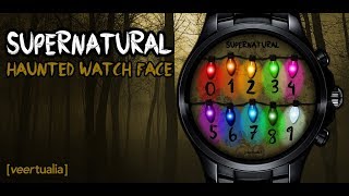 Supernatural | Animated Halloween watch face | Android Wear version screenshot 4