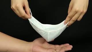 Test Fluid Resistant of Antimicrobial Fabric Mask with Nano Silver Copper Filter from Japan