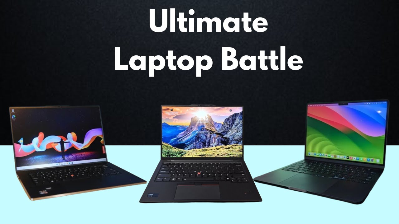 X1 Carbon vs. Air M3 vs. Z16 Gen 2: The One Laptop to Rule Them All
