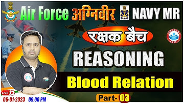 Blood Relation Reasoning Tricks | Agniveer Airforce Reasoning | Reasoning For Navy MR By Rakesh Sir
