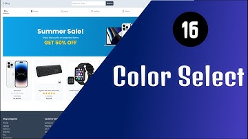 Next13 Fullstack E-Commerce 🛒 - 16 Color Select | React.js & Typescript 🔥