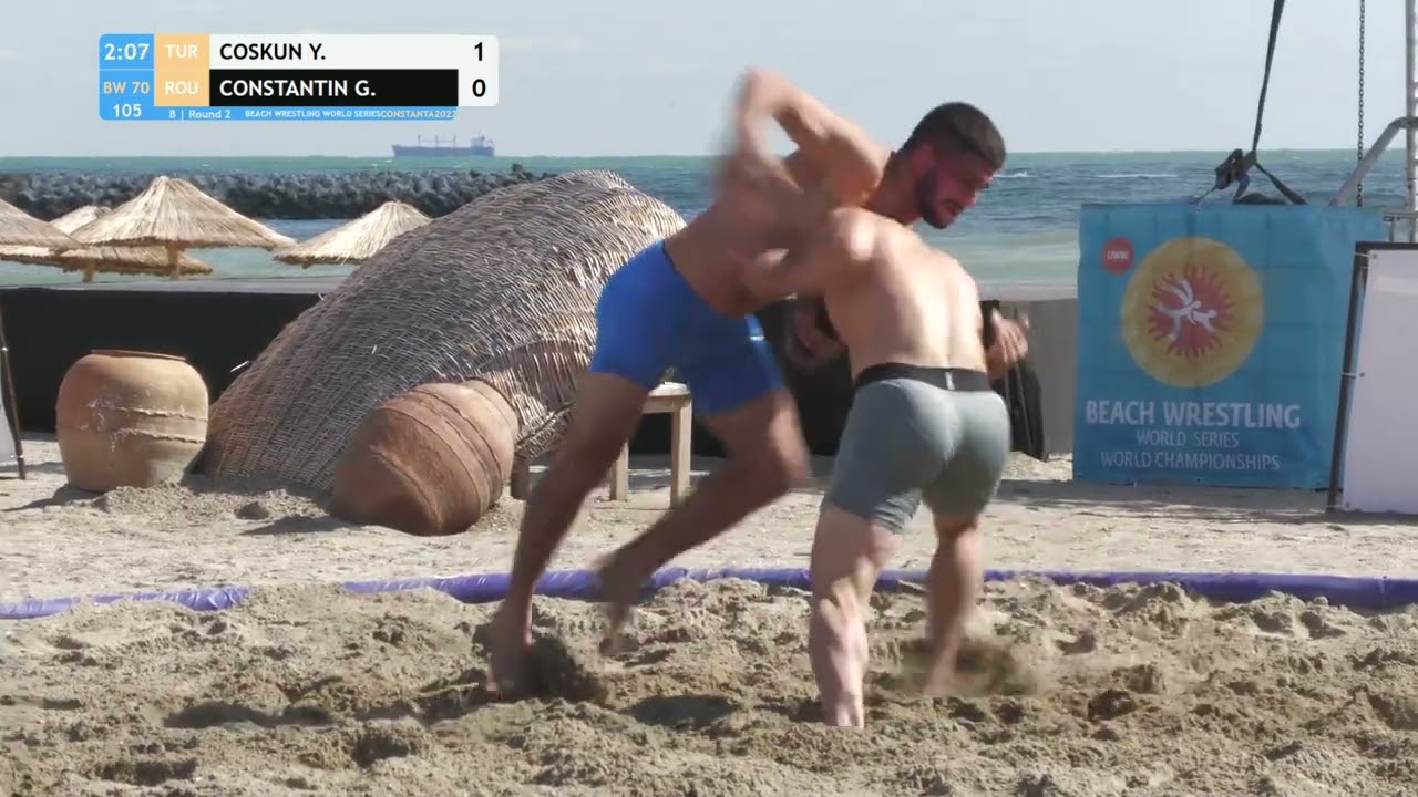 Round 2 Men's BW - 70 kg: Y. COSKUN (TUR) v. G. CONSTANTIN (ROU)