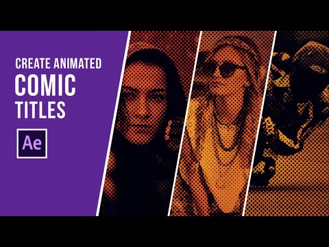 Boost Your Videos with Animated Comic Titles | Free After Effects Tutorial