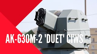 AK-630M-2 'DUET' CIWS Shipborne automatic 30mm double-gun mount