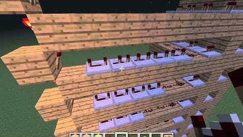 Piston Elevator Tutorial - Stacked Pistons (Kinda Easy) Part 1