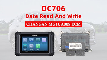 OBDSTAR DC706 ECM Data Read And Write for CHANGAN MG1UA008 By Bench