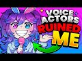 Voice actors ruined my gameshow