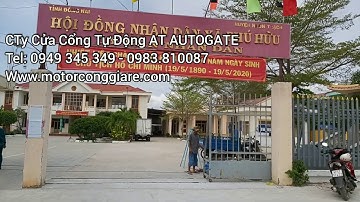 Mô tơ cổng lùa tự động, mô tơ cổng trượt ngang | motor cổng tự động | mô tơ cổng giá rẻ tphcm