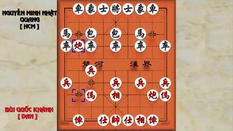 Giải vô địch cờ tướng đấu thủ mạnh toàn quốc 2017, V4 - Bùi Quốc Khánh VS Nguyễn Minh Nhật Quang