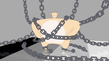 The Chained Broad Shoulder —Blender geometry node workflow, timelapse