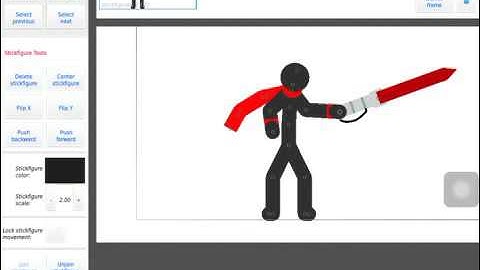 How to make a sword in stick nodes.
