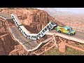 Collapsing Bridge Pileup Car Crashes #27 - BeamNG DRIVE | SmashChan