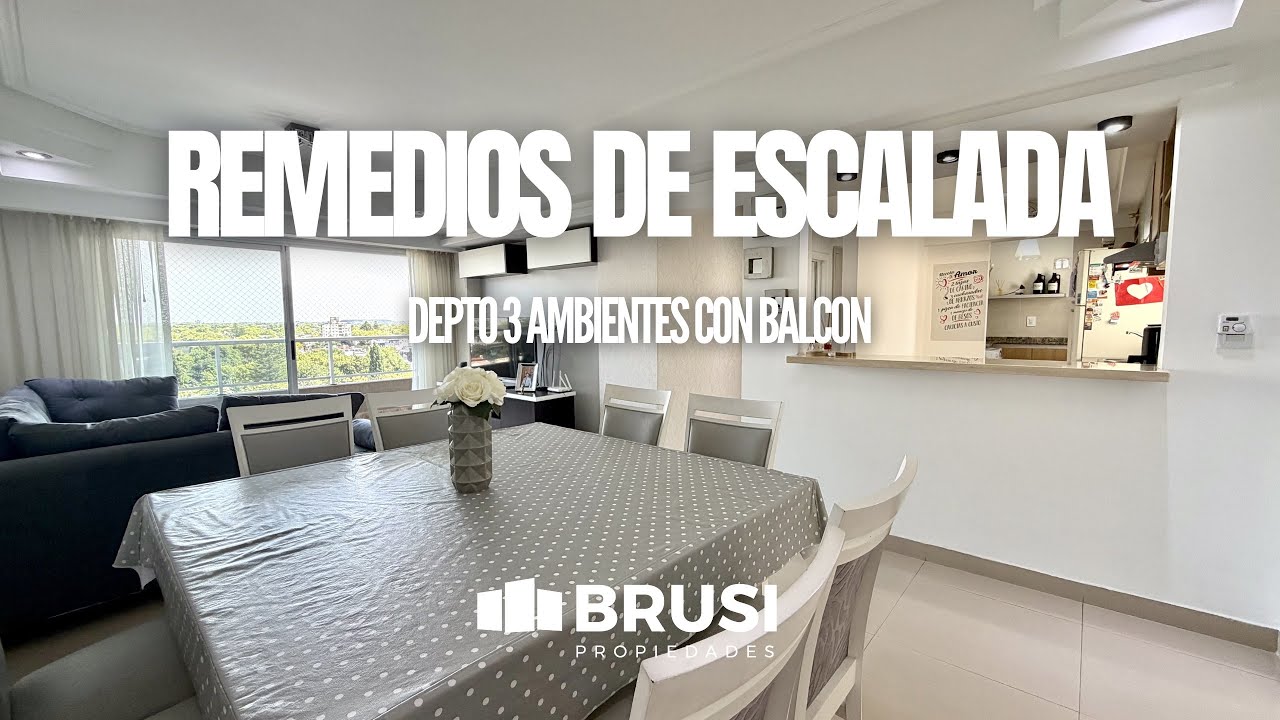 VENTA DEPARTAMENTO 3 AMBIENTES CON BALCÓN EN REMEDIOS DE ESCALADA