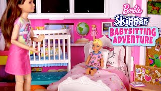 Barbie Skipper Dolls Babysitting Adventure in Dreamhouse