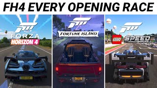 Forza Horizon 4 All Intros, Every Initial Drive in FH4, Fortune Island, LEGO Speed Champions