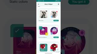 Music Widget Android 12 -  free app for android phones screenshot 5