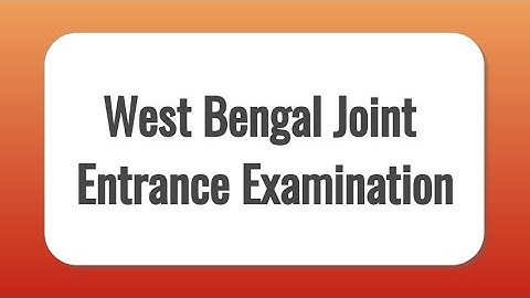 WBJEE 2021 Admission: Application Form, Exam Dates, Eligibility, Syllabus, Pattern, Admit Card