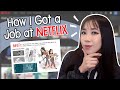 How I Got a Job at Netflix Animation 🎬✨