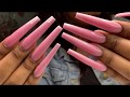 Acrylic Super Long Nails | Nails Tutorial |