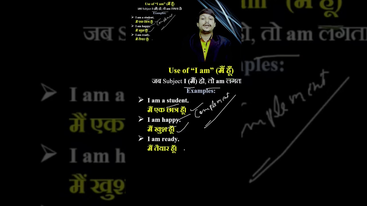 Как произносить предложения, описывающие повседневную жизнь, на хинди и английском языке.