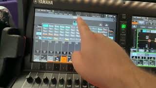 Yamaha DM7 - Make all channels pre or post to mix