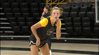 Iowa's McKenna Woliczko continues to impress in practice