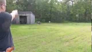 Shooting The S&W Model 60 Chiefs Special At Steel Roughly 60 Yards Away.