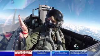ABC's Martha Raddatz Gets a First Hand Look at an F 15 Training Mission