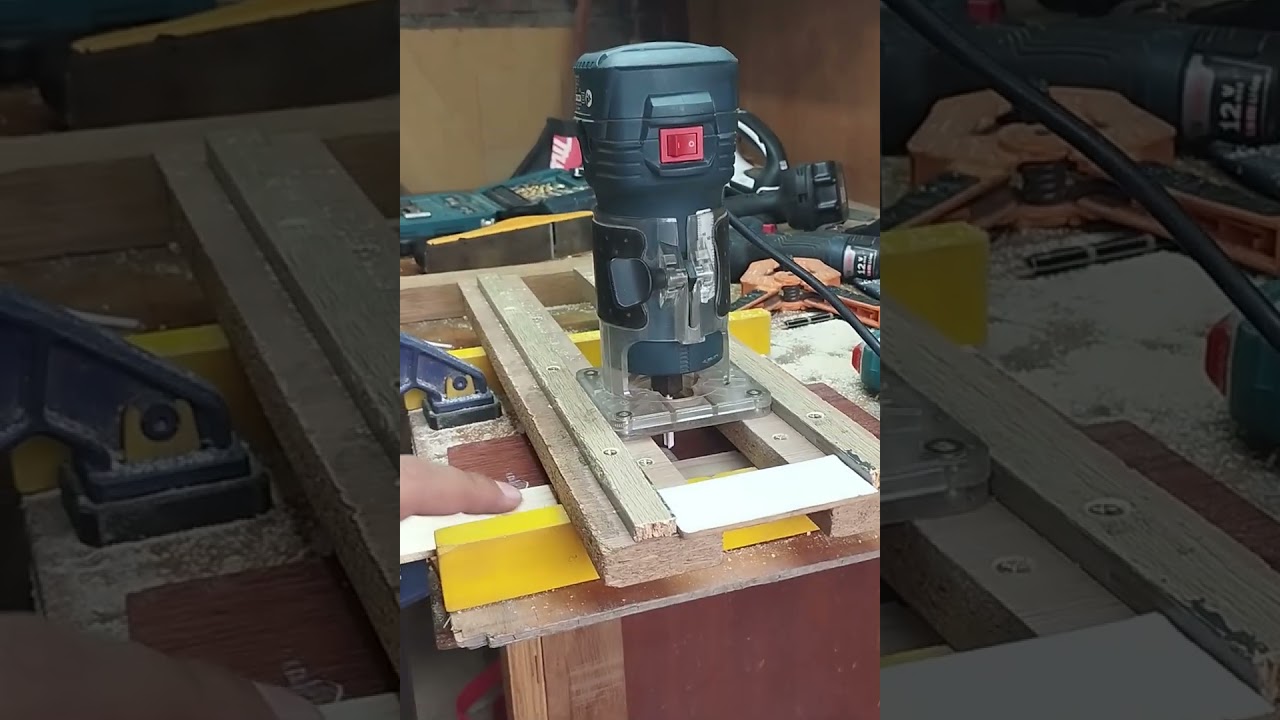 Plantilla básica para cantear madera con un router