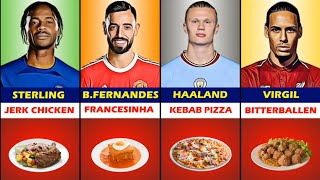 Favourite foods of famous players