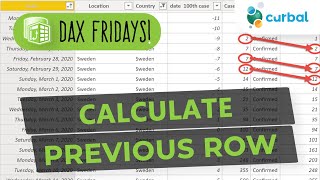 dax fridays! #167: calculate previous row using dax