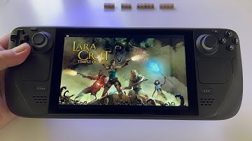 Lara Croft and the temple of Osiris - Steam Deck (512GB model) handheld gameplay