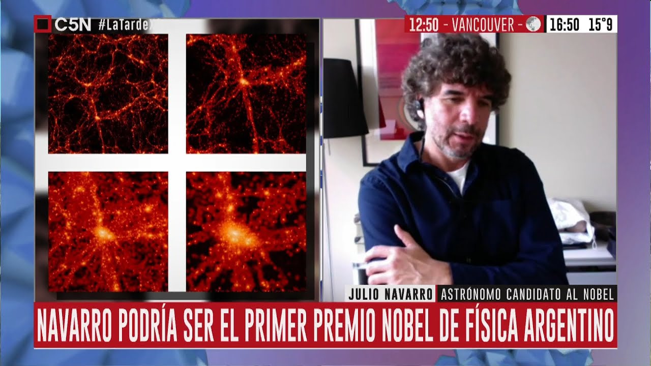 Julio Navarro, Astrónomo argentino candidato al Premio Nóbel de Física